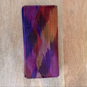 Beautiful linen slim women’s wallet